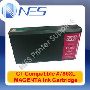 CT Compatible #786XL MAGENTA High Yield Ink Cartridge for Epson WorkForce Pro WF-4630/WF-4640 (T787392)